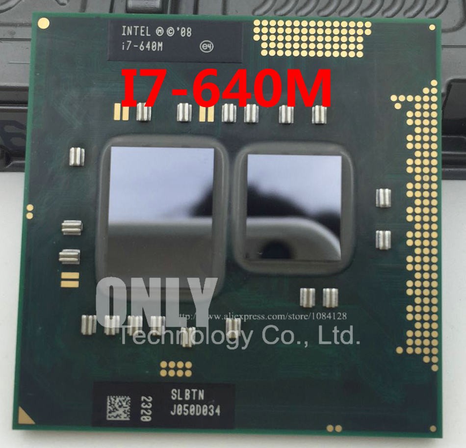 Intel Core i7-640M Ýþlemci 4M Cache, 2.80 GHz Soket G1