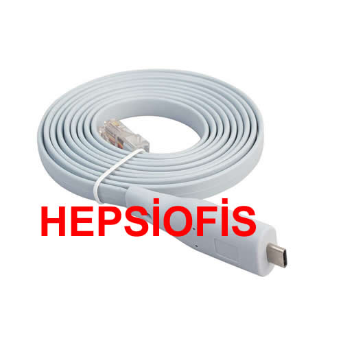 Hepsiofis USB C Cisco Router RJ45 Konsol Kablosu Type C Konsol Kablosu