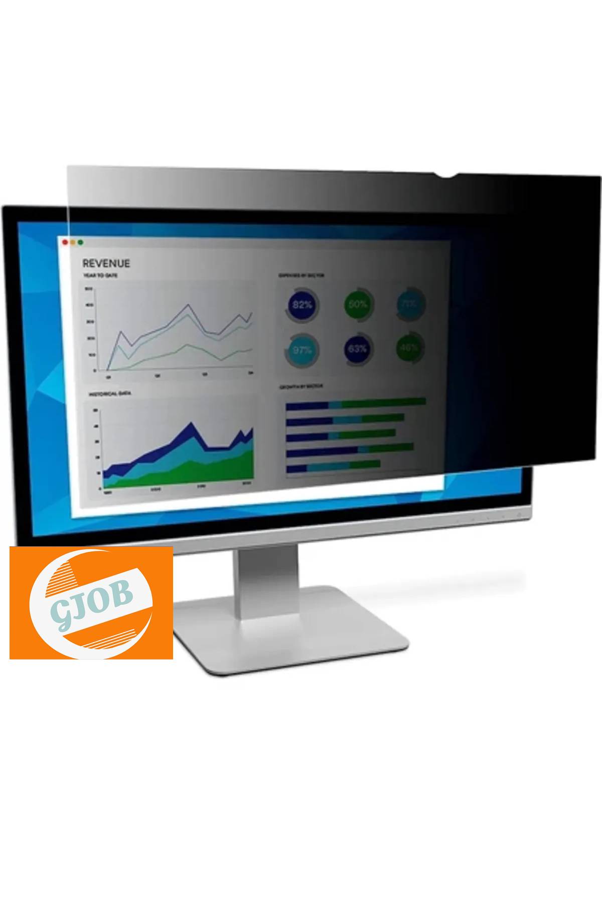 GJOB Lenovo L24i-30 Ekran Gizlilik Filtresi Blueligth Mavi I��k Filtresi V-PF23.0w9 Ekran Gizlilik Filtresi