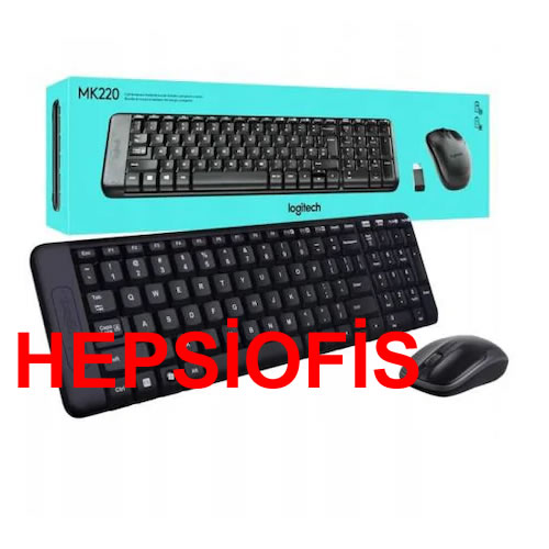 Logitech MK220 920-003163 Kablosuz Q Klavye Mouse Set En Ucuz Fiyat