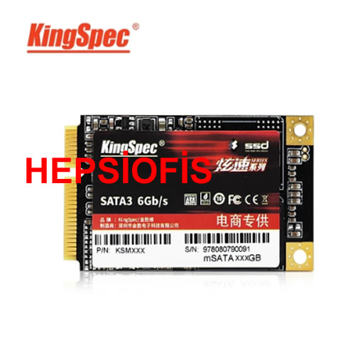 KINGSPEC 128GB MSATA SSD DÝSK 
